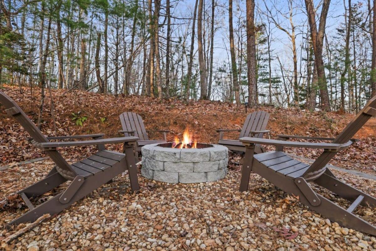 Mountain Views Hot Tub Firepit Close To Town Blue Ridge Exterior foto